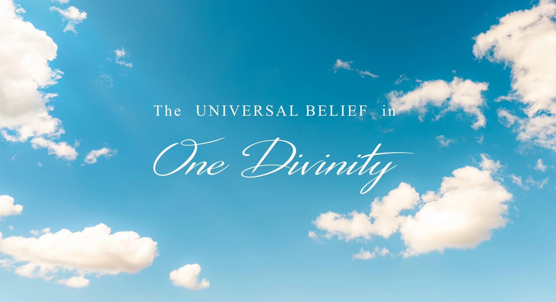 One Divinity
